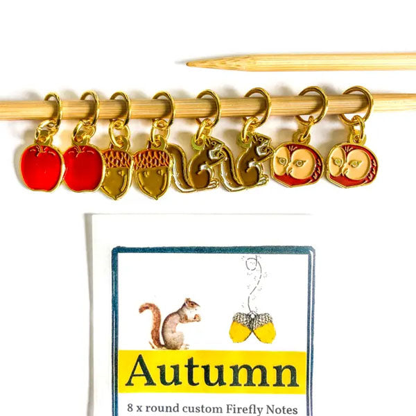 Autumn Stitch Markers