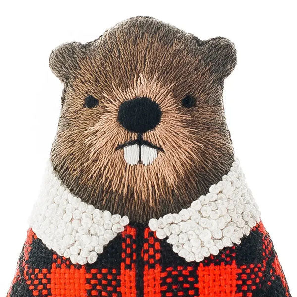 Embroidery Kit - Beaver