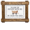 Please be Patient with Me Counted Cross Stitch Kit
