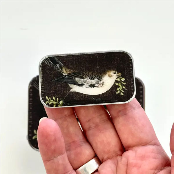 Enameled Notions Tin - Small