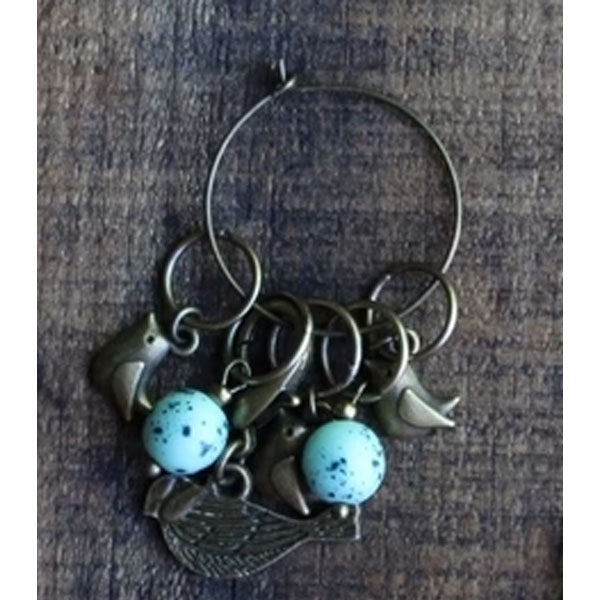 Animal Family Stitch Markers - Birds