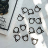 Bitty Black Kitties - Stitch Marker Pack