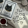 Bitty Black Kitties - Stitch Marker Pack