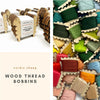 Nordic Sheep Wood Thread Bobbin