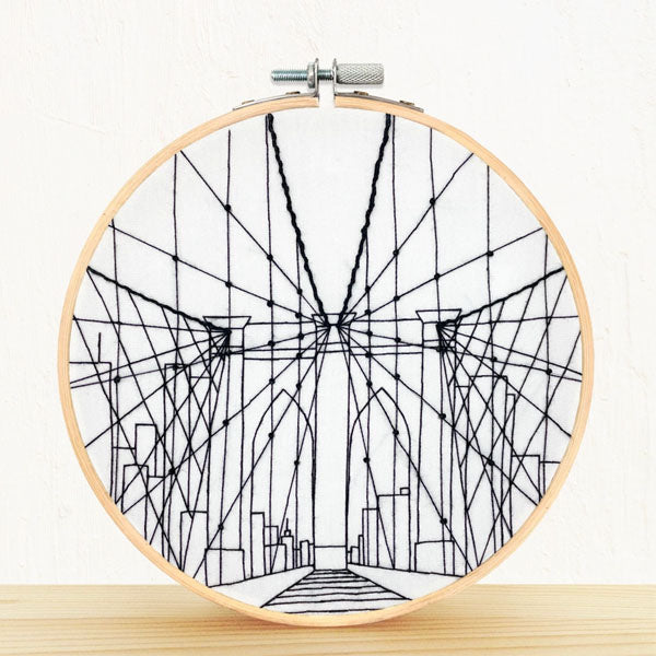 Brooklyn Bridge Embroidery Kit