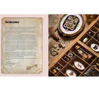 Cross Stitch Cabinet of Curiosities