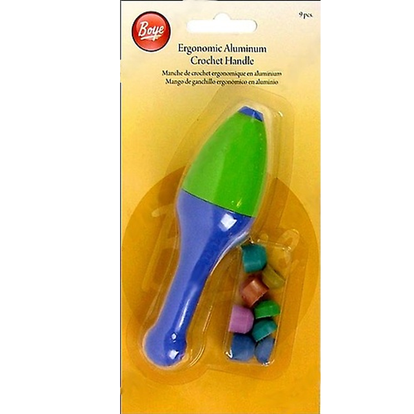 Ergonomic Aluminum Crochet Handle