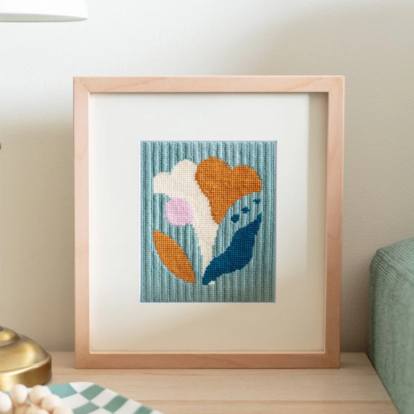 Floral Study 1 Beginner Needlepoint Kit