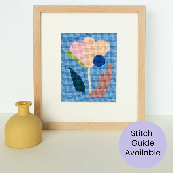 Floral Study 2 Beginner Needlepoint Kit