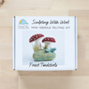 Forest Toadstools Mini Needle Felting Kit