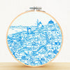 Oia, Santorini Greece Embroidery Kit