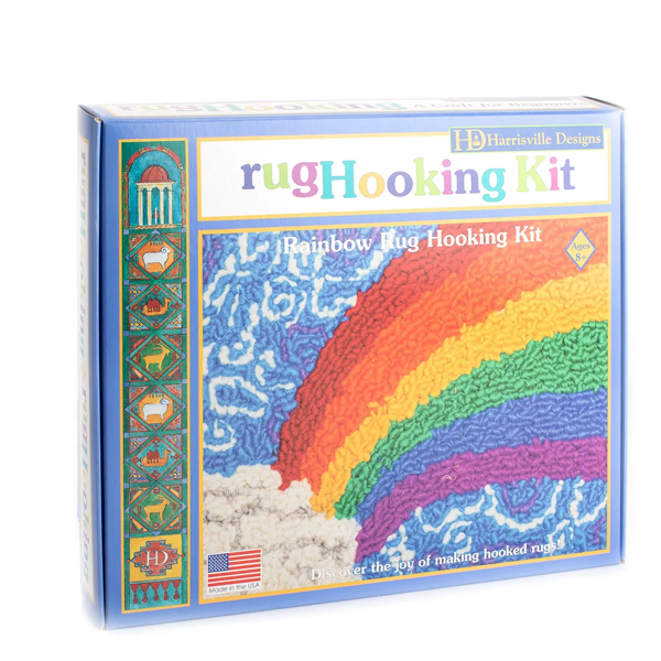 Rainbow Rug Latch Hooking Kit