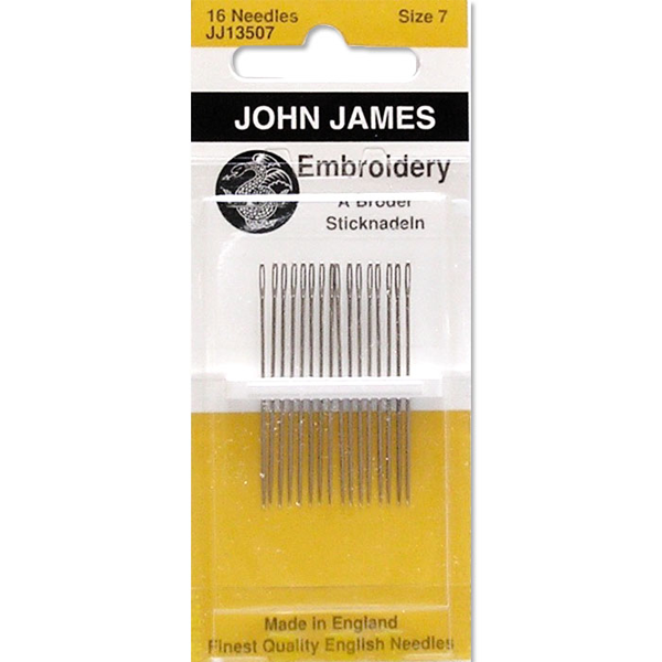 John James Crewel Embroidery Needles #7