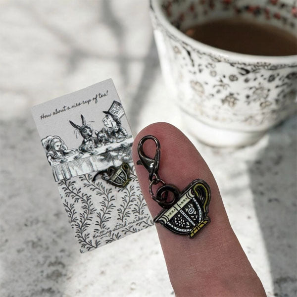 Mad Hatter Teacup Removable Stitch Marker