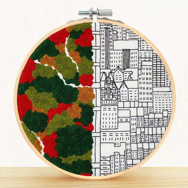 Autumn in New York Embroidery Kit