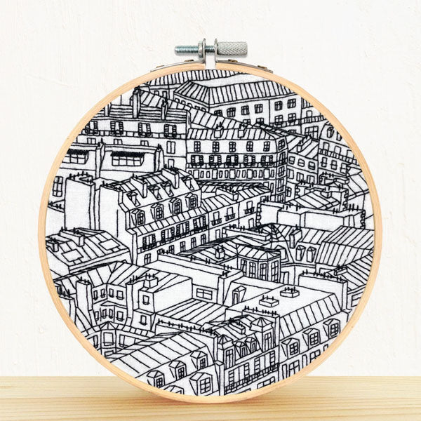 Rooftops of Paris Embroidery Kit