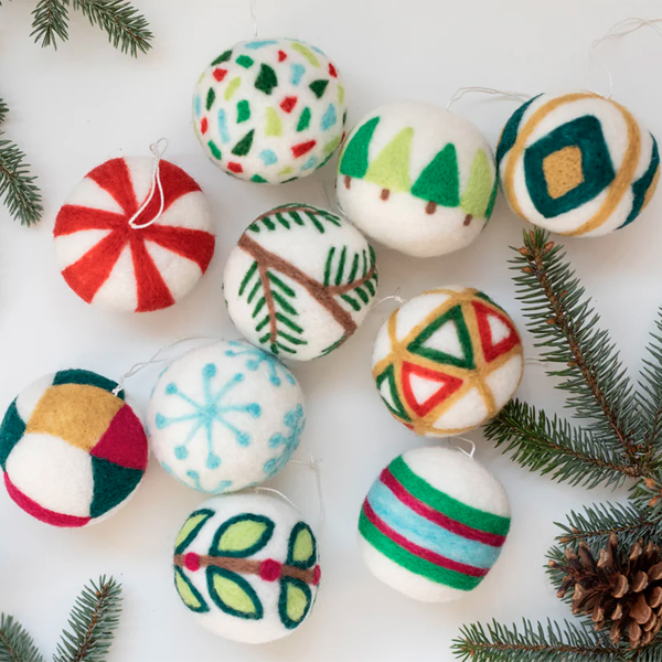 Ornament Party Needle Felting Kit