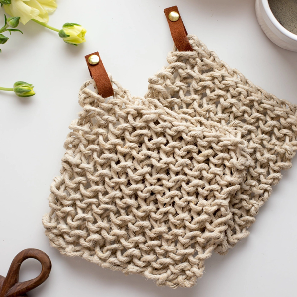 Pauly Flax Potholders Kit