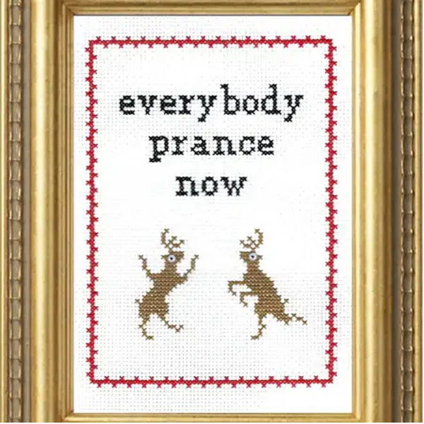 Everybody Prance Now Counted Cross Stitch Kit