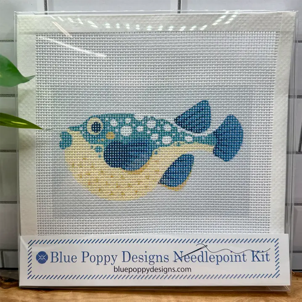 Beginner Pufferfish Needlepoint Kit