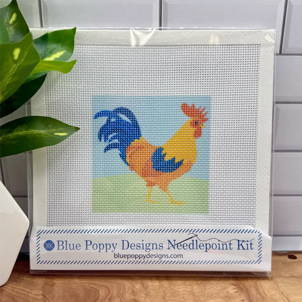 Beginner Rooster Needlepoint Kit