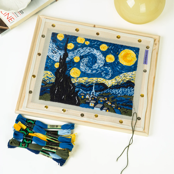 Van Gogh Starry Night Needlepoint Kit