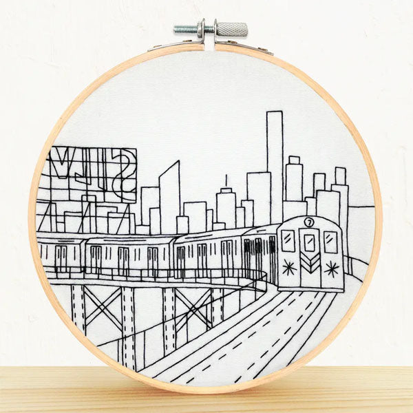 New York City Subway Embroidery Kit