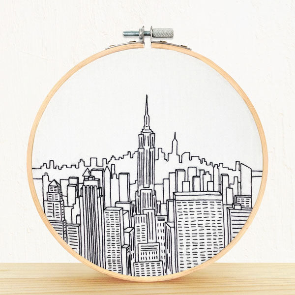 Top of the Rock, NYC Embroidery Kit