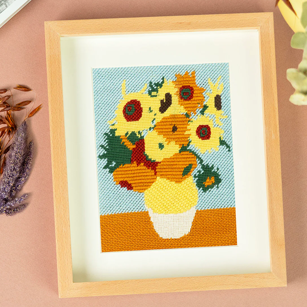 Van Gogh "Sunflowers" Needlepoint Kit