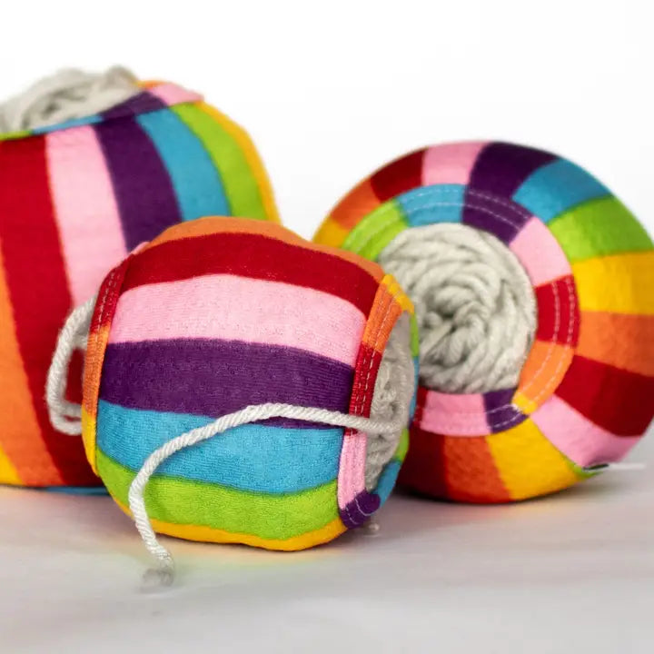 Rainbow Cozy Cakes Yarn Cozy - Small