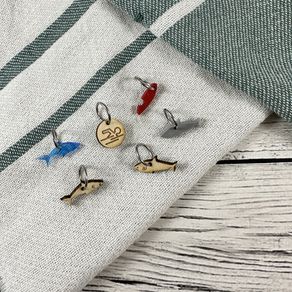 Shark Stitch Markers