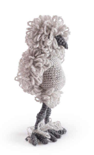 Tricia the Silkie Chicken Edward's Menagerie Crochet Kit