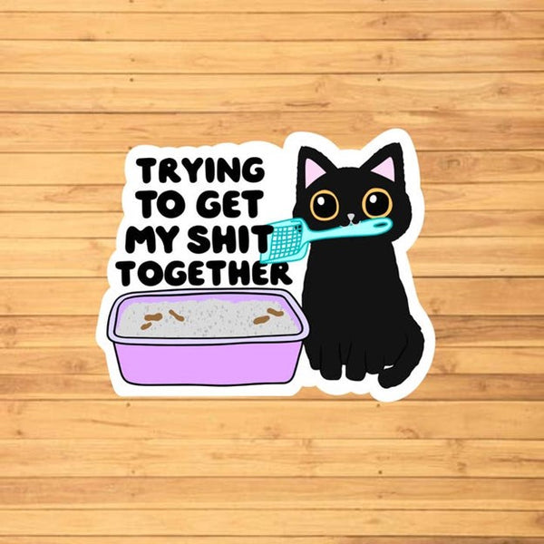 Trying to Get My Sh*t Together Sticker