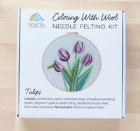 Tulips Needle Felting Kit