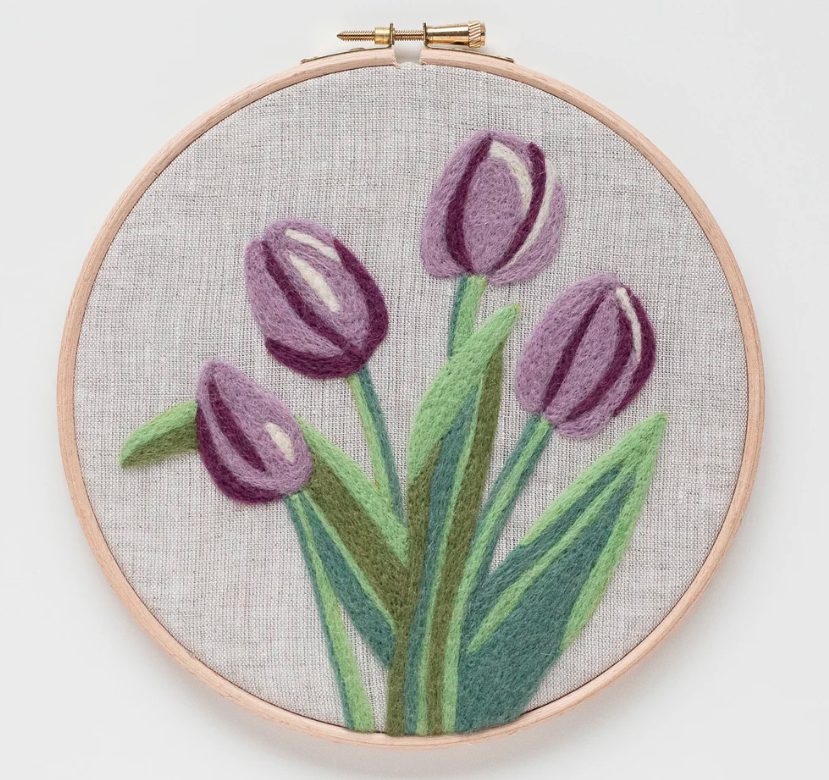 Tulips Needle Felting Kit