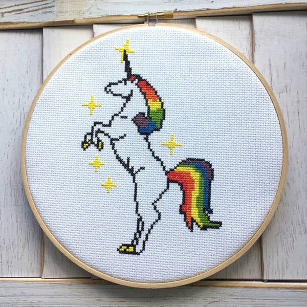 Unicorn Counted Cross Stitch Kit