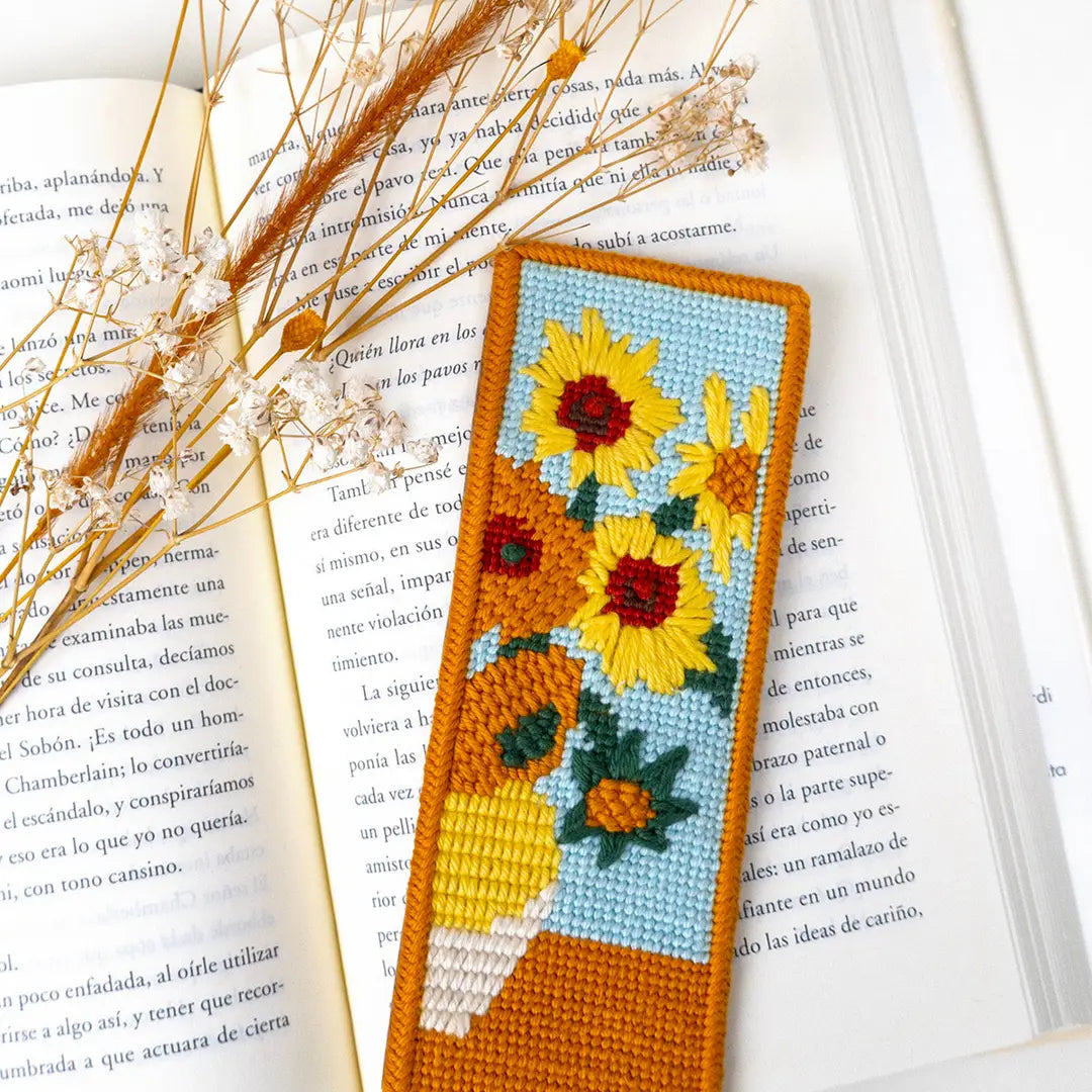 Van Gogh - Sunflowers Bookmark Needlepoint Kit