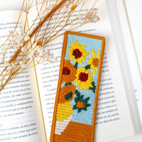 Van Gogh - Sunflowers Bookmark Needlepoint Kit