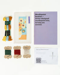 Van Gogh - Sunflowers Bookmark Needlepoint Kit