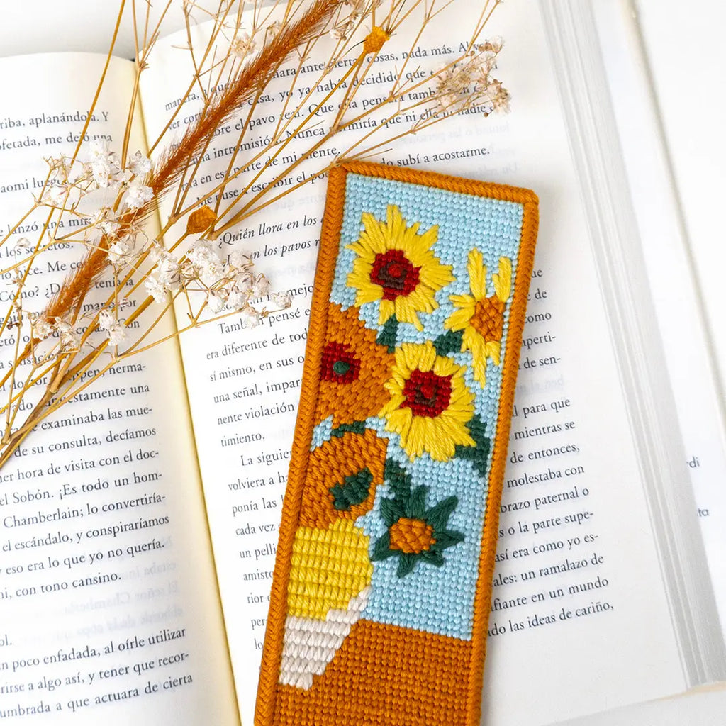 Van Gogh - Sunflowers Bookmark Needlepoint Kit
