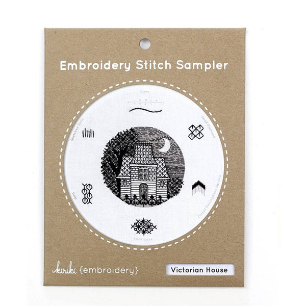 Embroidery Stitch Sampler - Victorian House