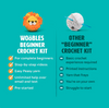 Woobles Ted the Gingerbread Man Crochet Kit