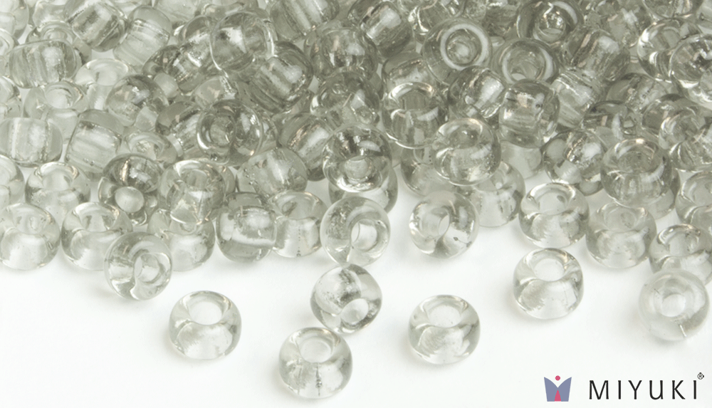 Miyuki 6/0 Transparent Glass Beads