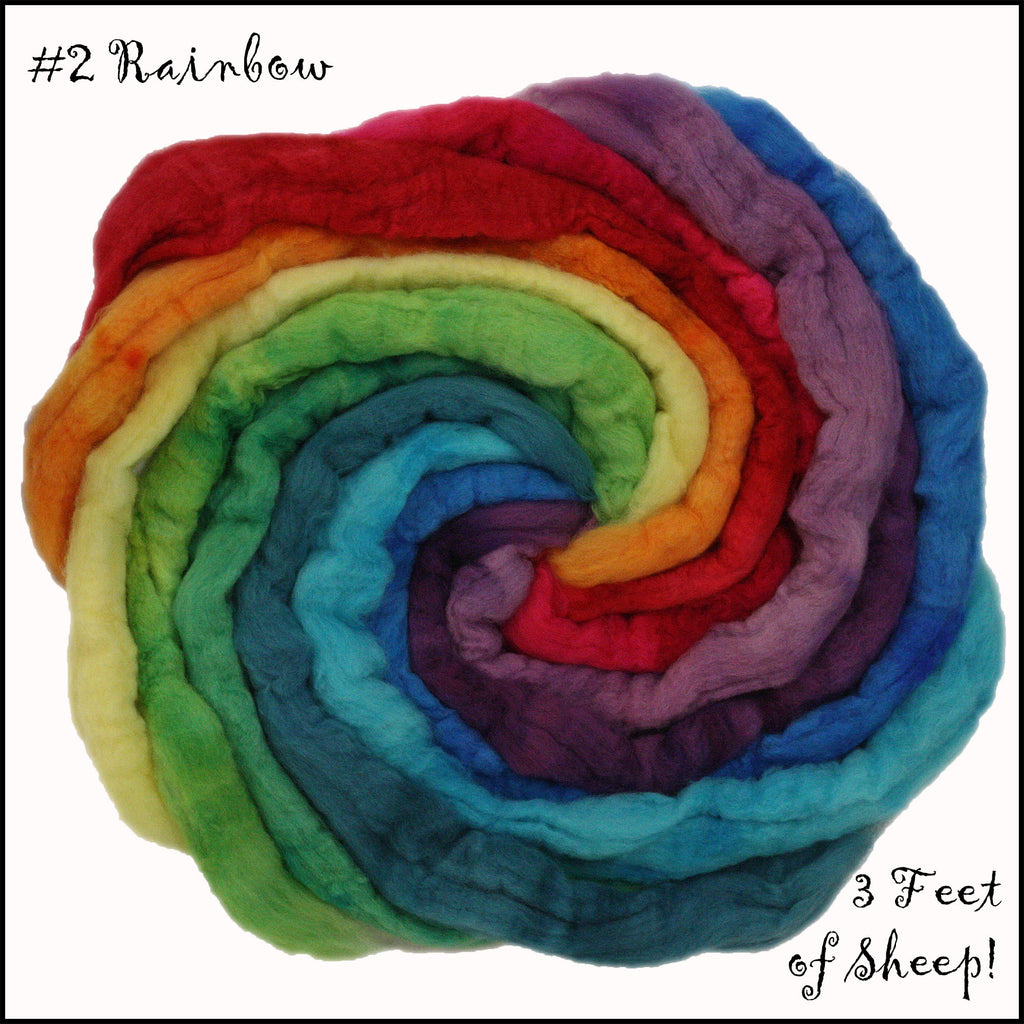 Three Feet of Sheep - Blue Faced Leicester Spinning Fiber