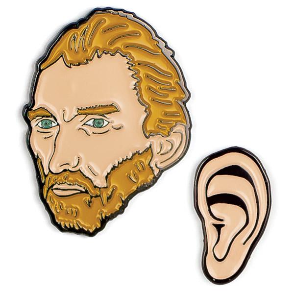 Van Gogh and Ear Enamel Pins