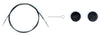 Lykke Cords for Interchangeable Needles - Black