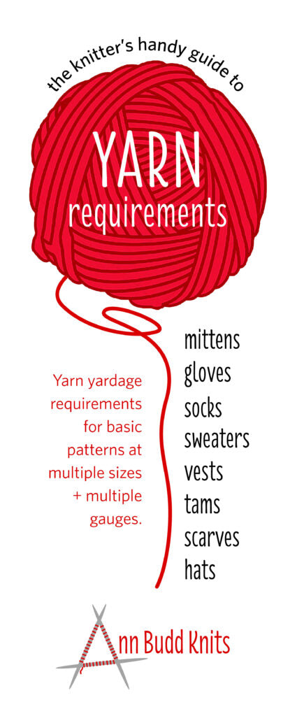 The Knitter's Handy Guide to Yarn Requirements - Ann Budd