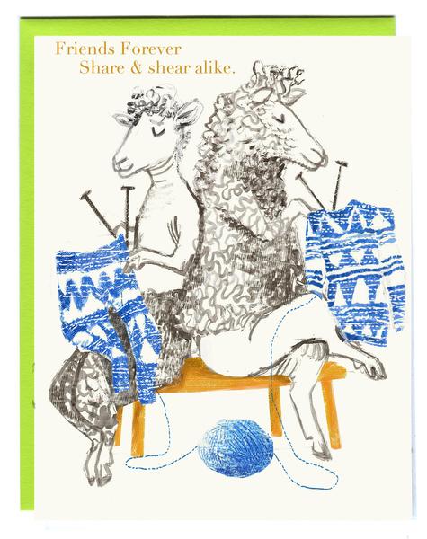 Friends Forever - Share & Shear Alike Card