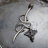 Monarch Charm Lock Shawl Pin and Cuff