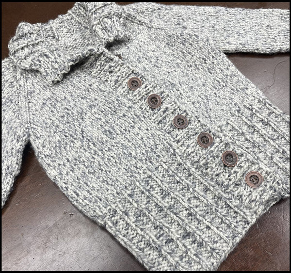 Pocket Watch Childs Cardigan Kit - Sizes 0 months-10 Years